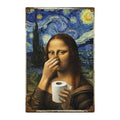 🚽 Mona Lisa Bathroom Metal Sign