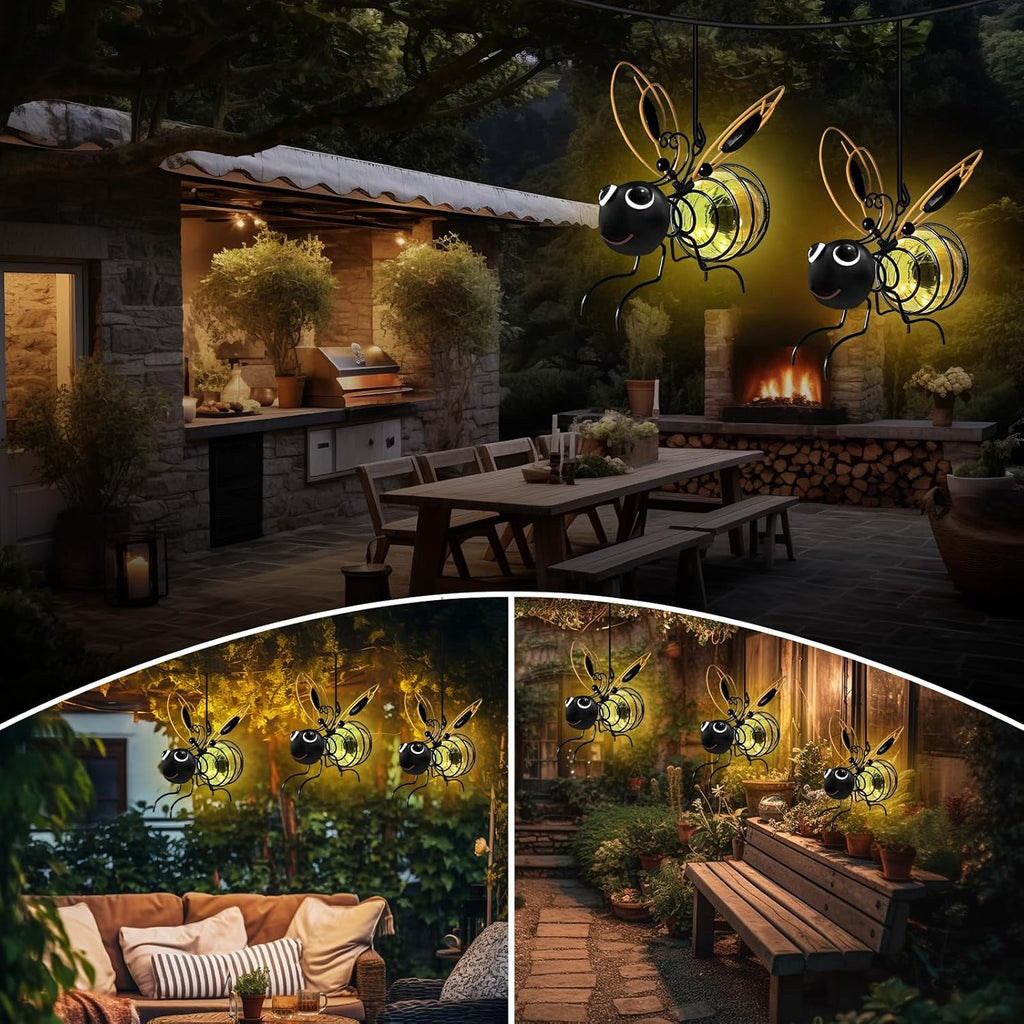 🎁Last Day Sale 50% OFF⚡Outdoor Hanging Solar Bee Light🔥