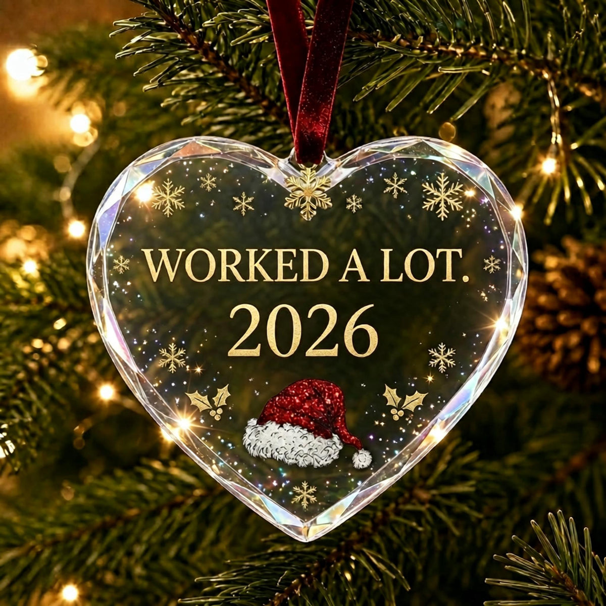 🎄 Fun Heart Christmas Ornaments — Hang Some Attitude On Your Tree 💅