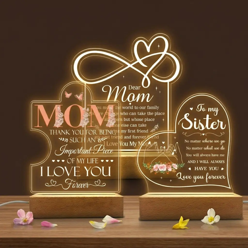 Mother's Day Acrylic Night Light