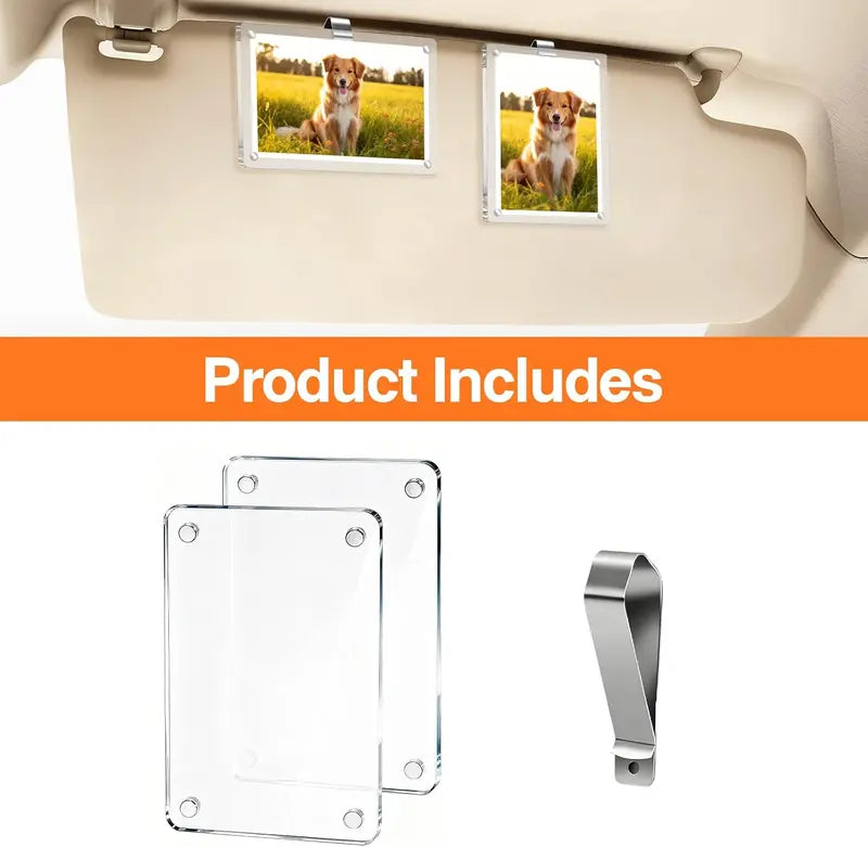 🖼️Car Picture Holder for Sun Visor