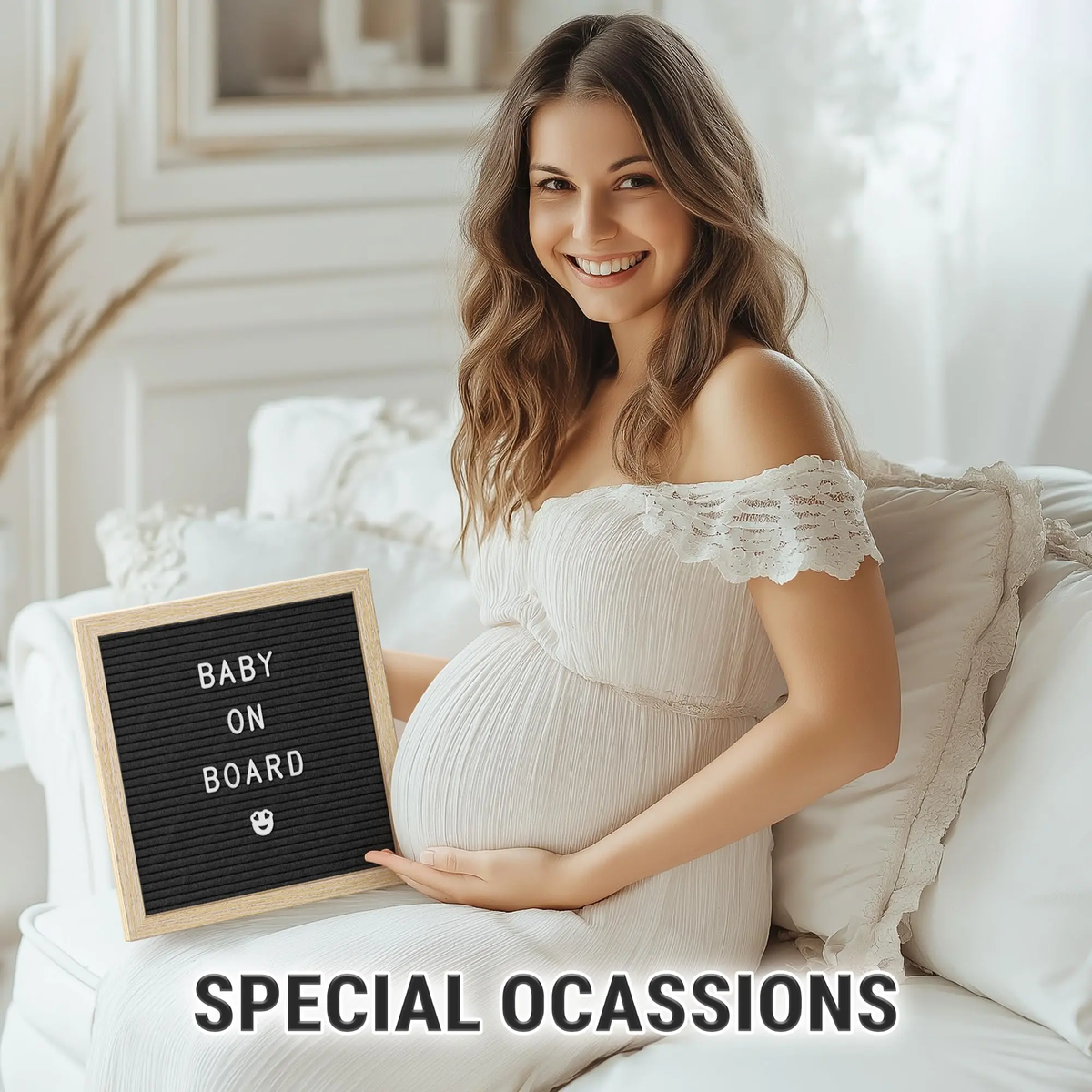 Felt Letter Board - 170 Letters, Numbers and Emojis for Celebrations & Announcements