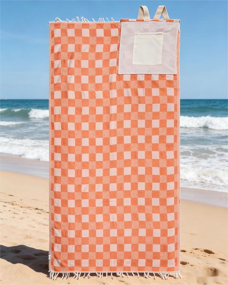 🌊 2-in-1 Convertible Beach Towel Bag