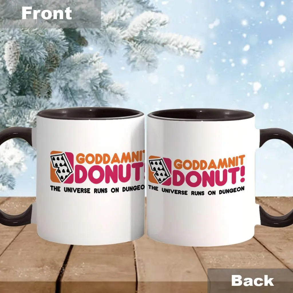 Goddamnit Donut Coffee Mug