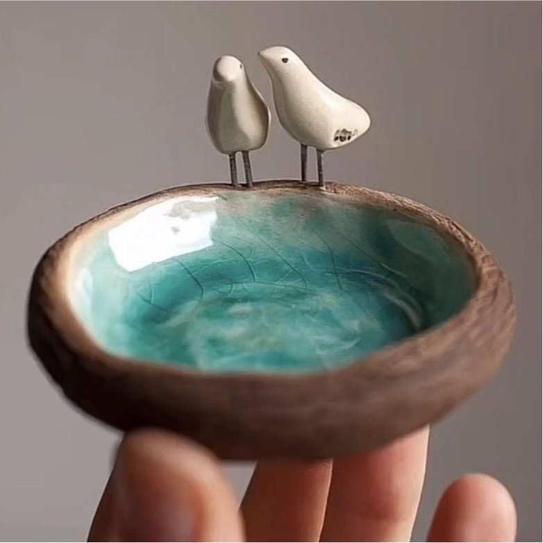 🐦🌸Captivating bird feeder sculptures for outdoor birds