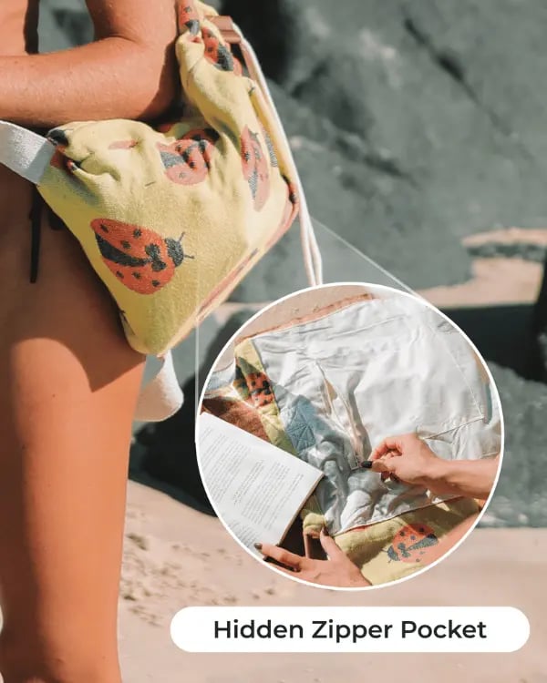 🌊 2-in-1 Convertible Beach Towel Bag