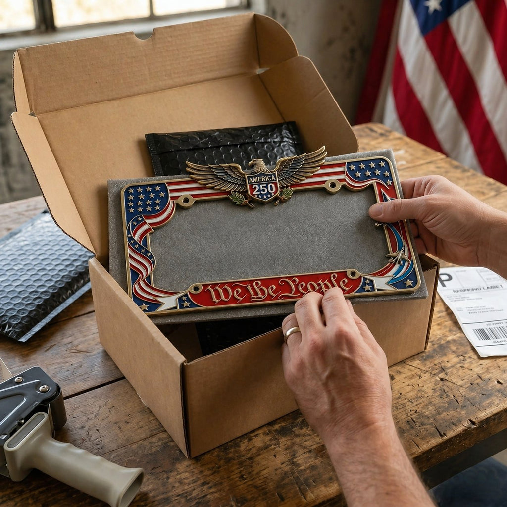 🔥LAST DAY 70% OFF-🦅 250th Anniversary Commemorative License Plate Frame
