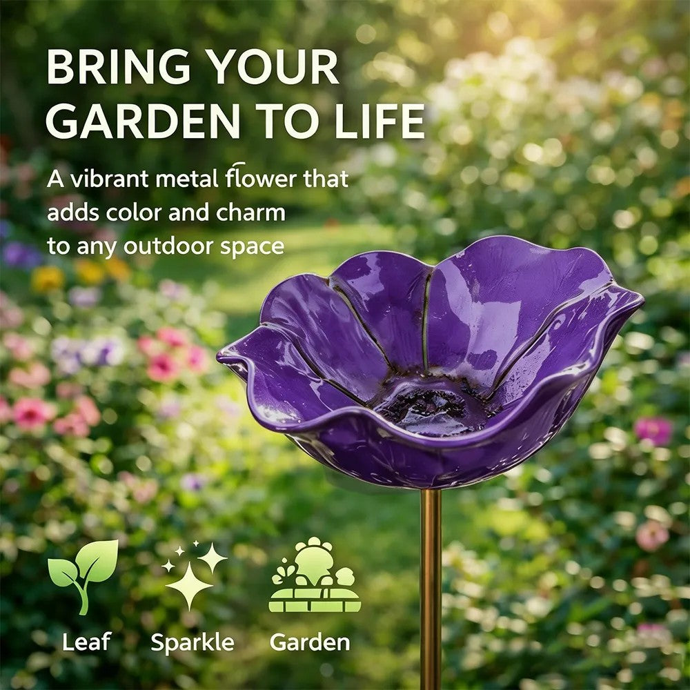 💖🎁2026 Mother's Day Gifts 50% Off--🐦🎁Handmade Metal Flower Garden Stake🐦