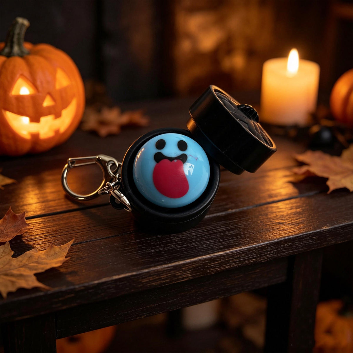 🔥 LAST DAY 49% OFF🔥  Cute Dumpling Pressable Fidget Keychain - touch sensing light