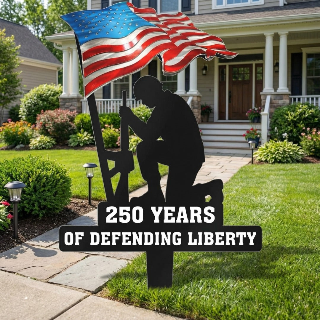 250 Years of Defending Liberty Metal Garden Stake