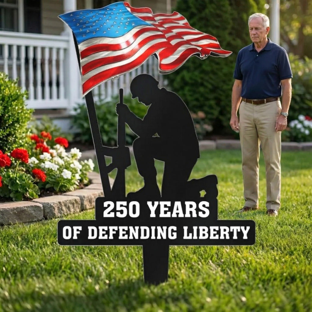 250 Years of Defending Liberty Metal Garden Stake