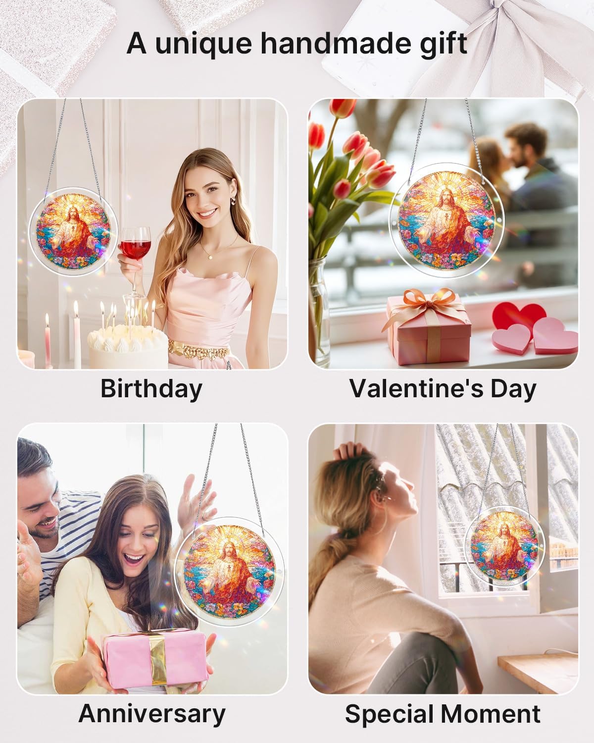 🔥Limited-time 50% off sale🎁 Handmade DIY Acrylic Puzzle: Sun Catcher,Many styles,Popular size: 8*8in
