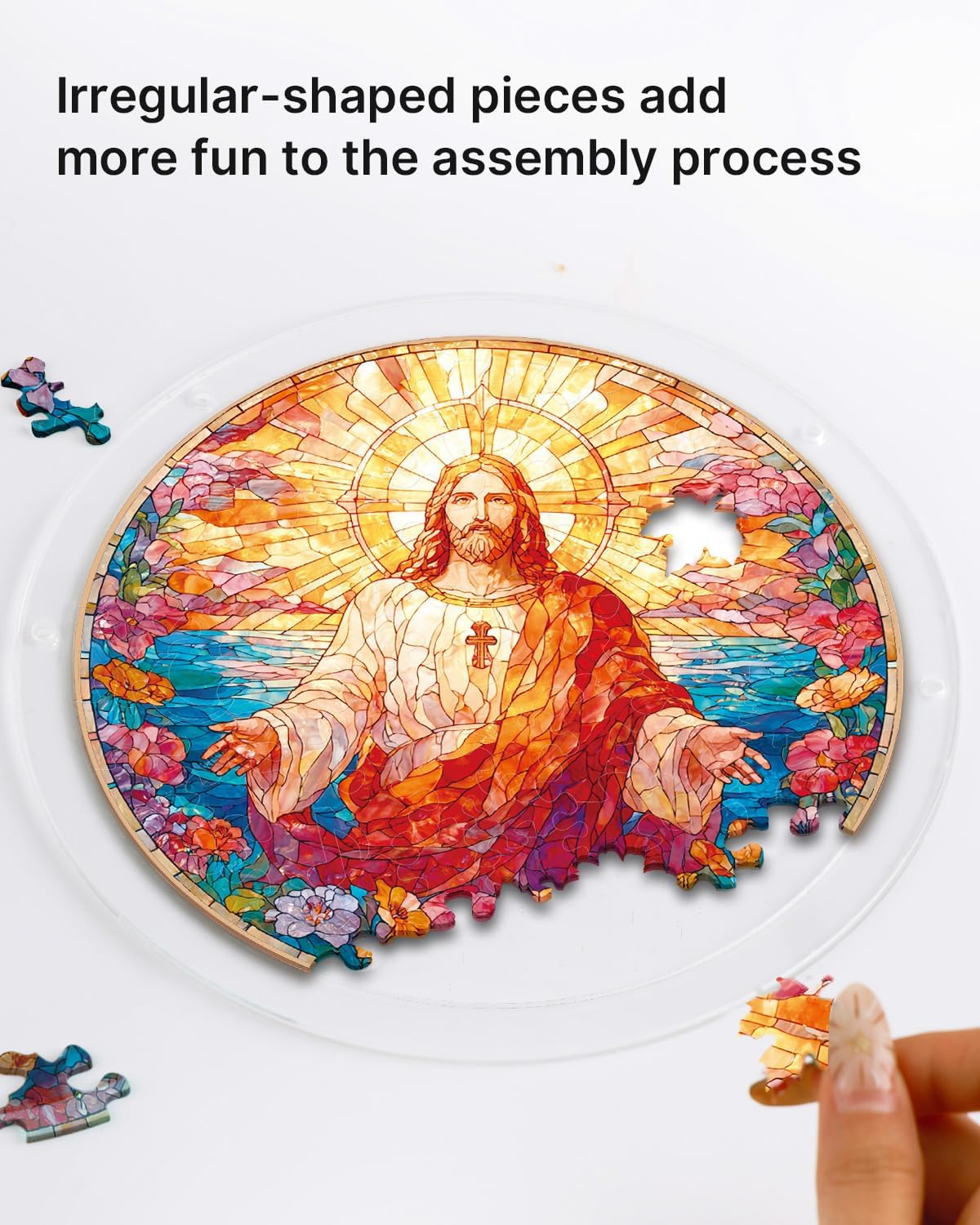 🔥Limited-time 50% off sale🎁 Handmade DIY Acrylic Puzzle: Sun Catcher,Many styles,Popular size: 8*8in