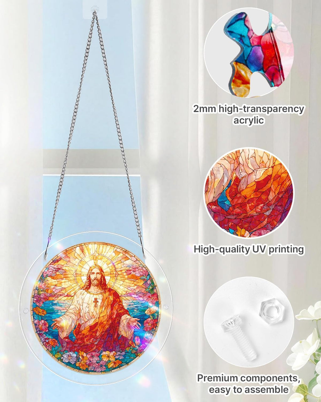 🔥Limited-time 50% off sale🎁 Handmade DIY Acrylic Puzzle: Sun Catcher,Many styles,Popular size: 8*8in