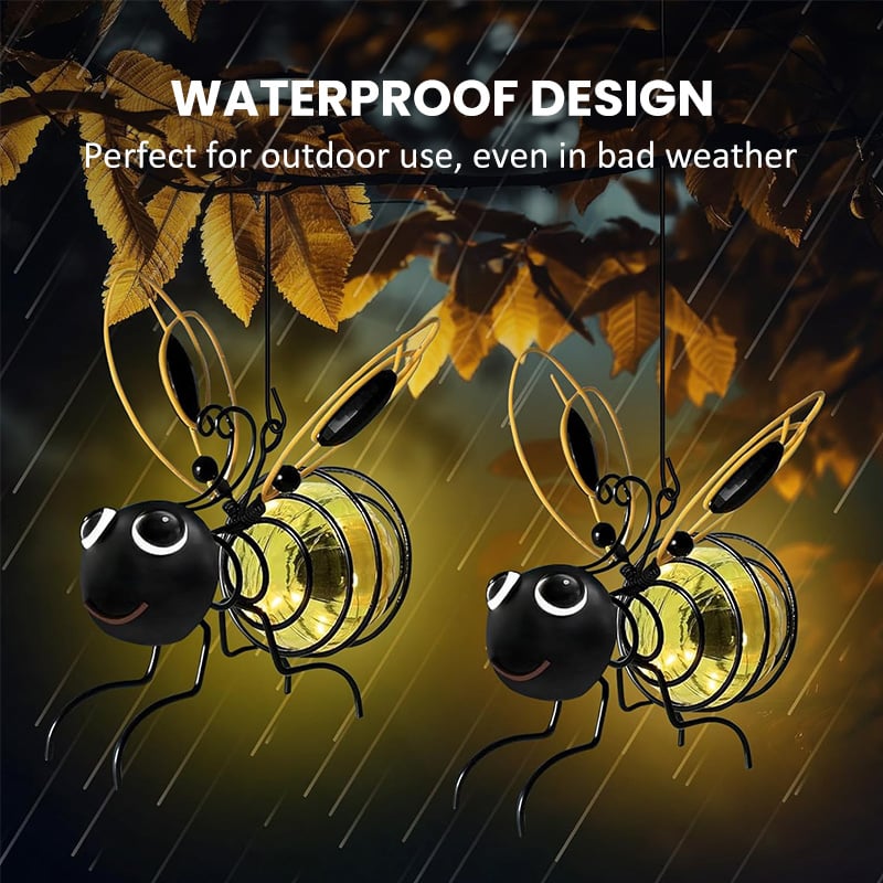 🎁Last Day Sale 50% OFF⚡Outdoor Hanging Solar Bee Light🔥