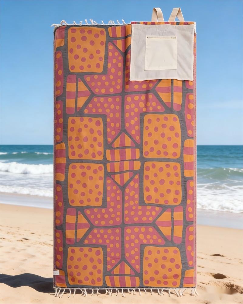 🌊 2-in-1 Convertible Beach Towel Bag