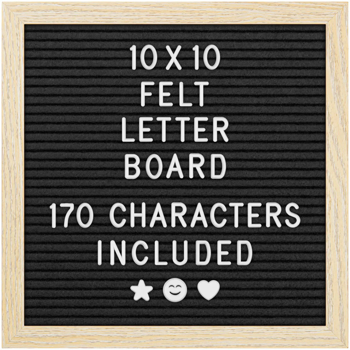 Felt Letter Board - 170 Letters, Numbers and Emojis for Celebrations & Announcements
