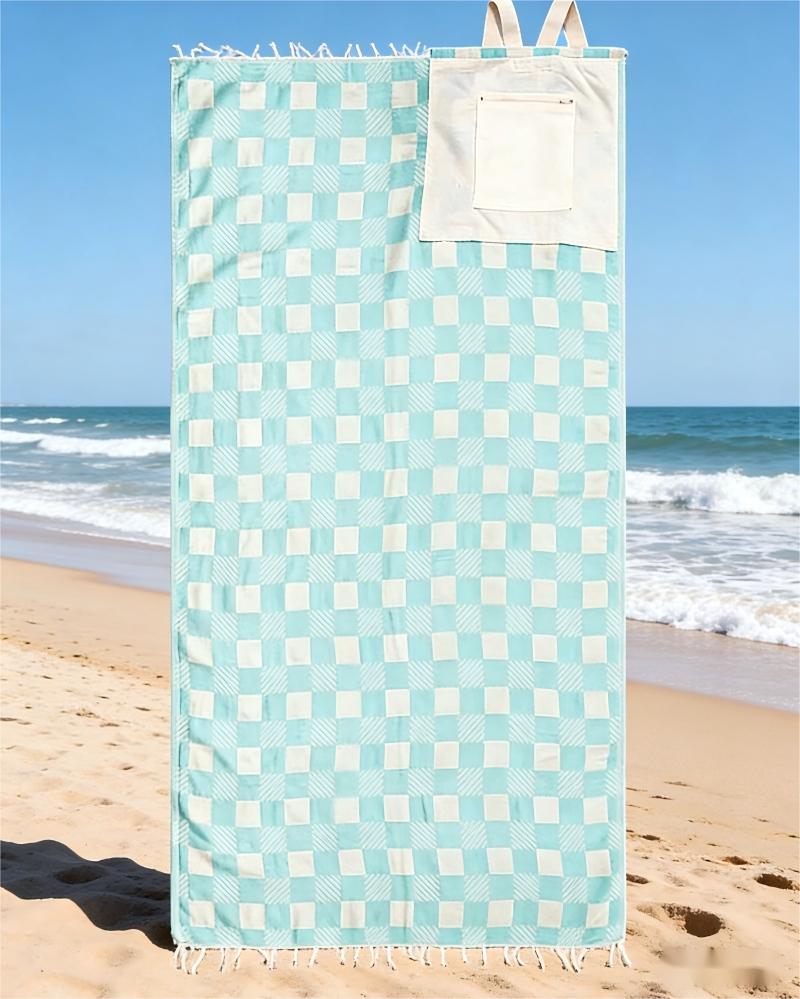 🌊 2-in-1 Convertible Beach Towel Bag