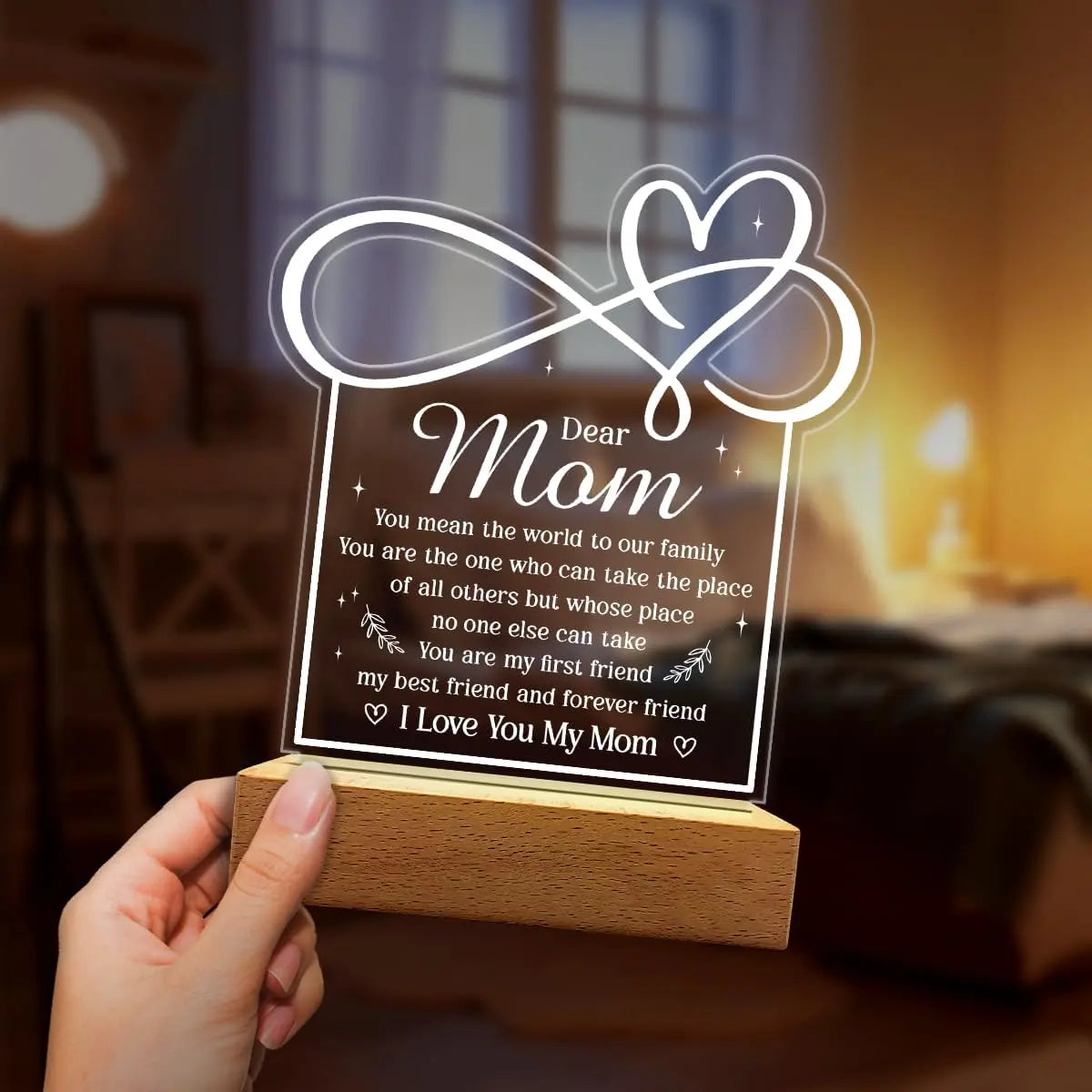 Mother's Day Acrylic Night Light