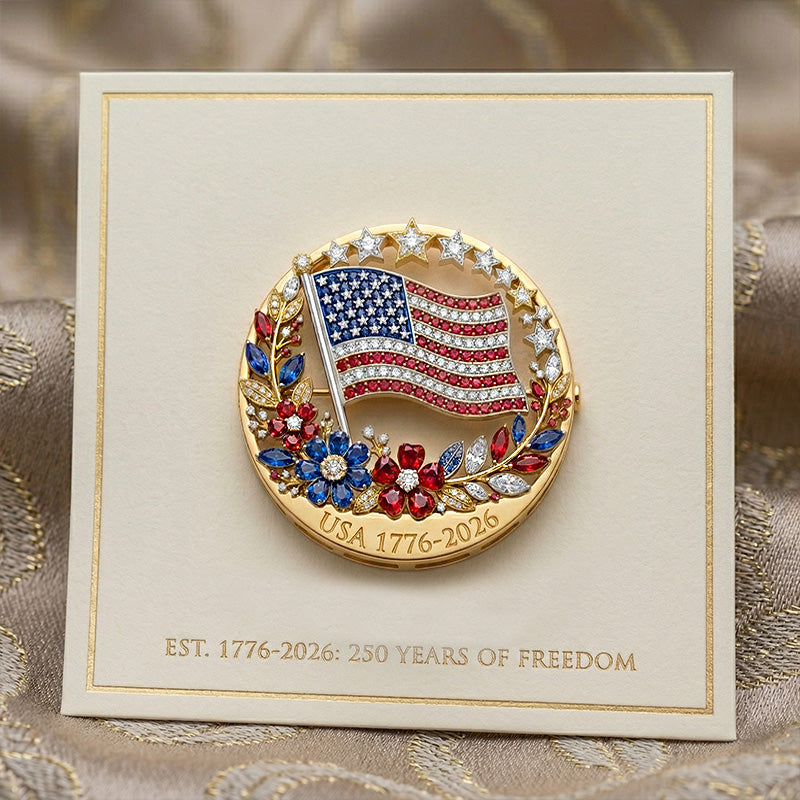 🏆Flash Sale 60% OFF - US 250th Anniversary Enamel Brooch Pin