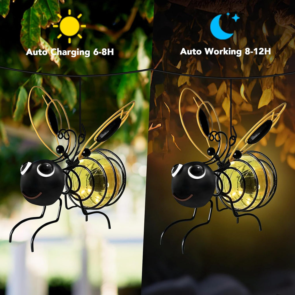 🎁Last Day Sale 50% OFF⚡Outdoor Hanging Solar Bee Light🔥