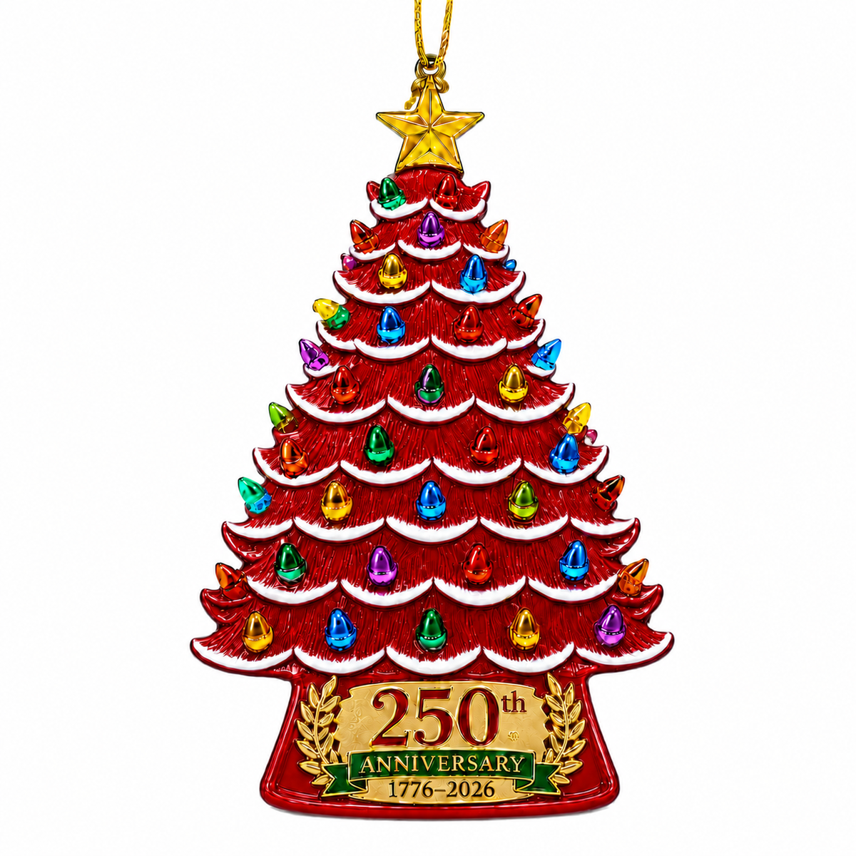 🔥🔥🔥2026 America 250th Anniversary Nostalgic Christmas Tree Ornament