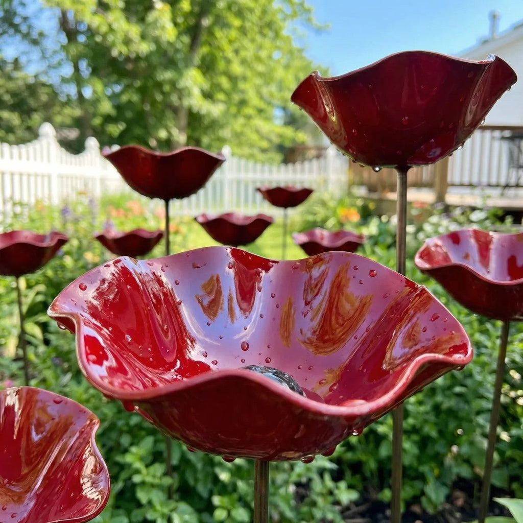 💖🎁2026 Mother's Day Gifts 50% Off--🐦🎁Handmade Metal Flower Garden Stake🐦