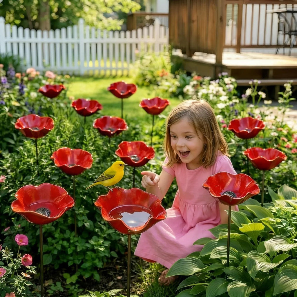 💖🎁2026 Mother's Day Gifts 50% Off--🐦🎁Handmade Metal Flower Garden Stake🐦