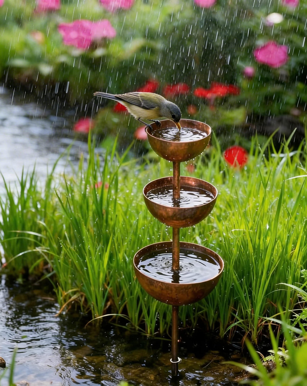 💖🎁2026 Mother's Day Gifts 50% Off--🐦🎁Handmade Metal Flower Garden Stake🐦