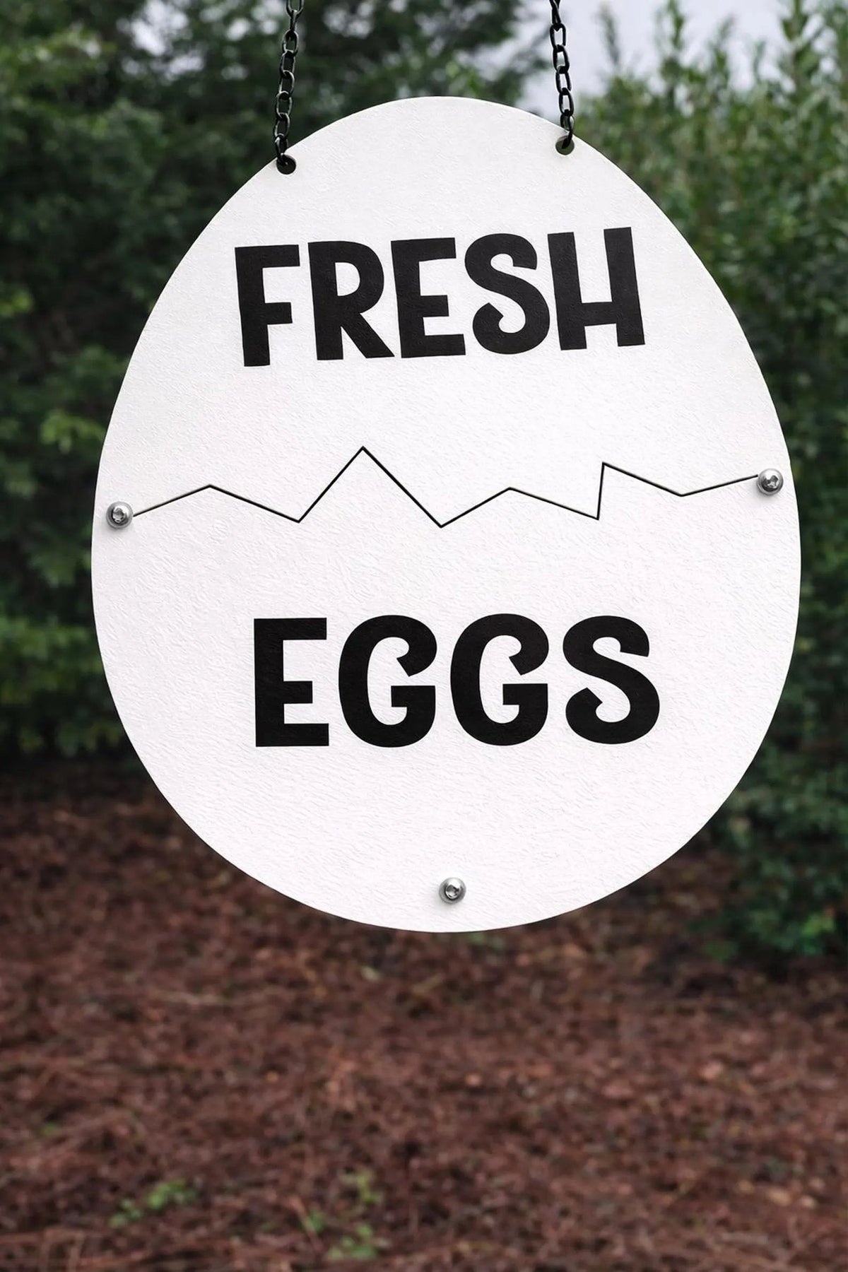 🥚Farm Fresh Eggs Metal Sign - Rustic Farmhouse Decor for Coop & Market🏠🐔