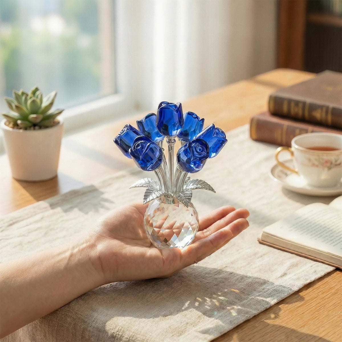 🔥Hot Sale🌹Colorful Crystal Rose Bouquet | Perfect Gift for Her & Home Decor