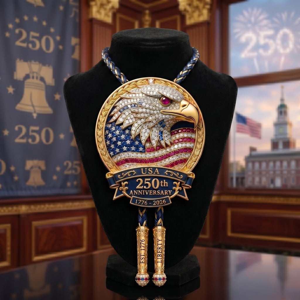 🦅 USA 250th Anniversary Eagle Bolo Tie🎁
