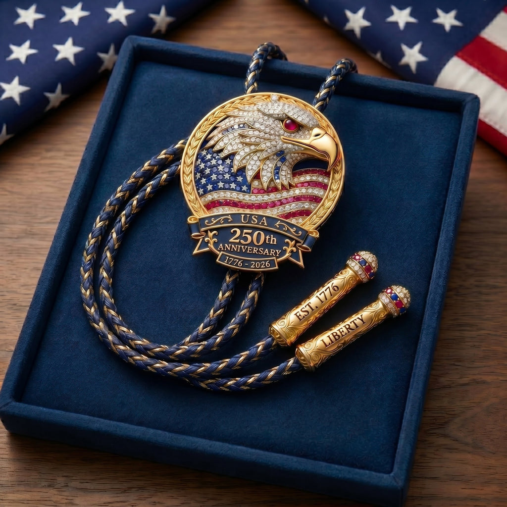 🦅 USA 250th Anniversary Eagle Bolo Tie🎁