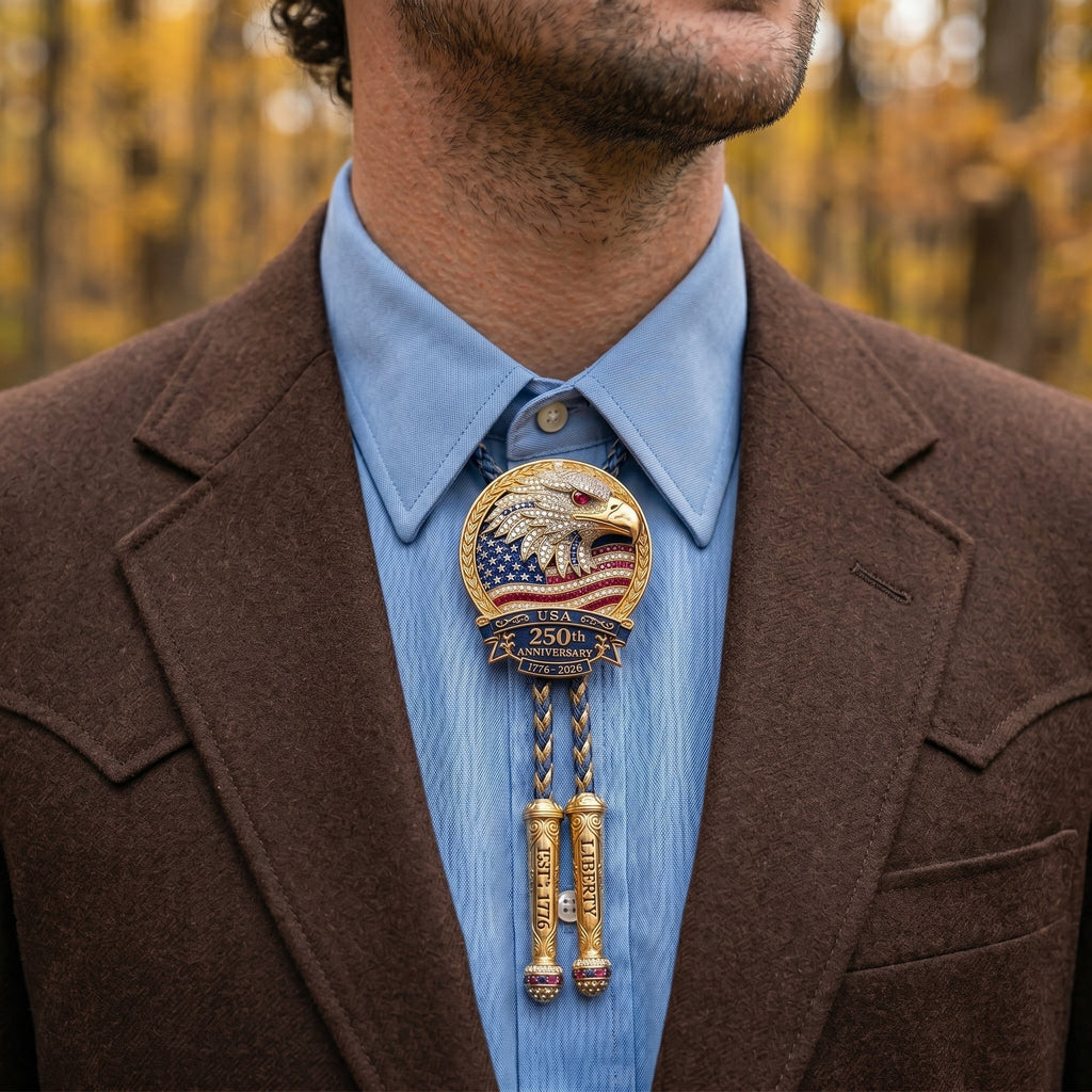 🦅 USA 250th Anniversary Eagle Bolo Tie🎁
