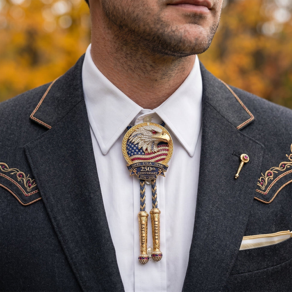 🦅 USA 250th Anniversary Eagle Bolo Tie🎁