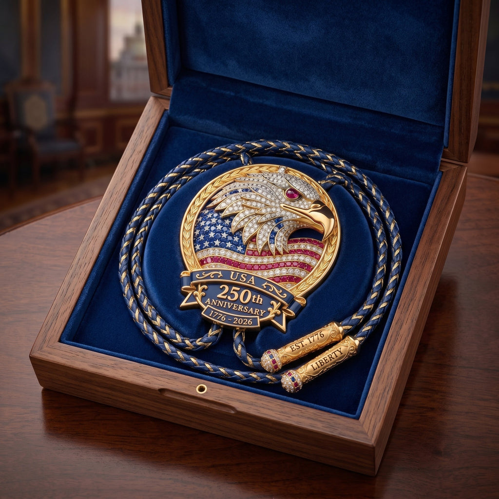🦅 USA 250th Anniversary Eagle Bolo Tie🎁