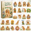 Cocker Spaniel Garden Advent Calendar 2026 - 24-Day Festive Countdown