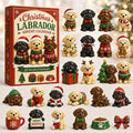Christmas Labrador Toy Advent Calendar 2026 - 24-Day Festive Countdown