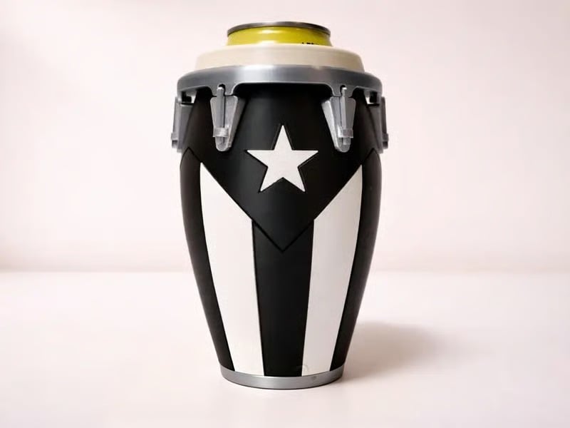🪘🪘Conga-Style Can Holder – Celebrate Caribbean Pride, One Sip at a Time