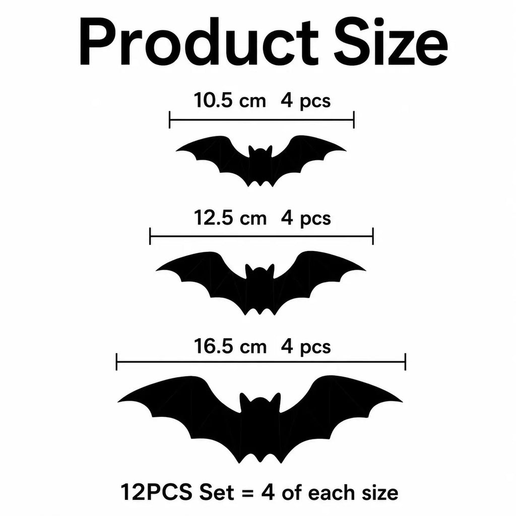 3D Bat Light LED Decorations