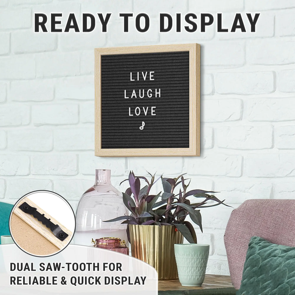 Felt Letter Board - 170 Letters, Numbers and Emojis for Celebrations & Announcements