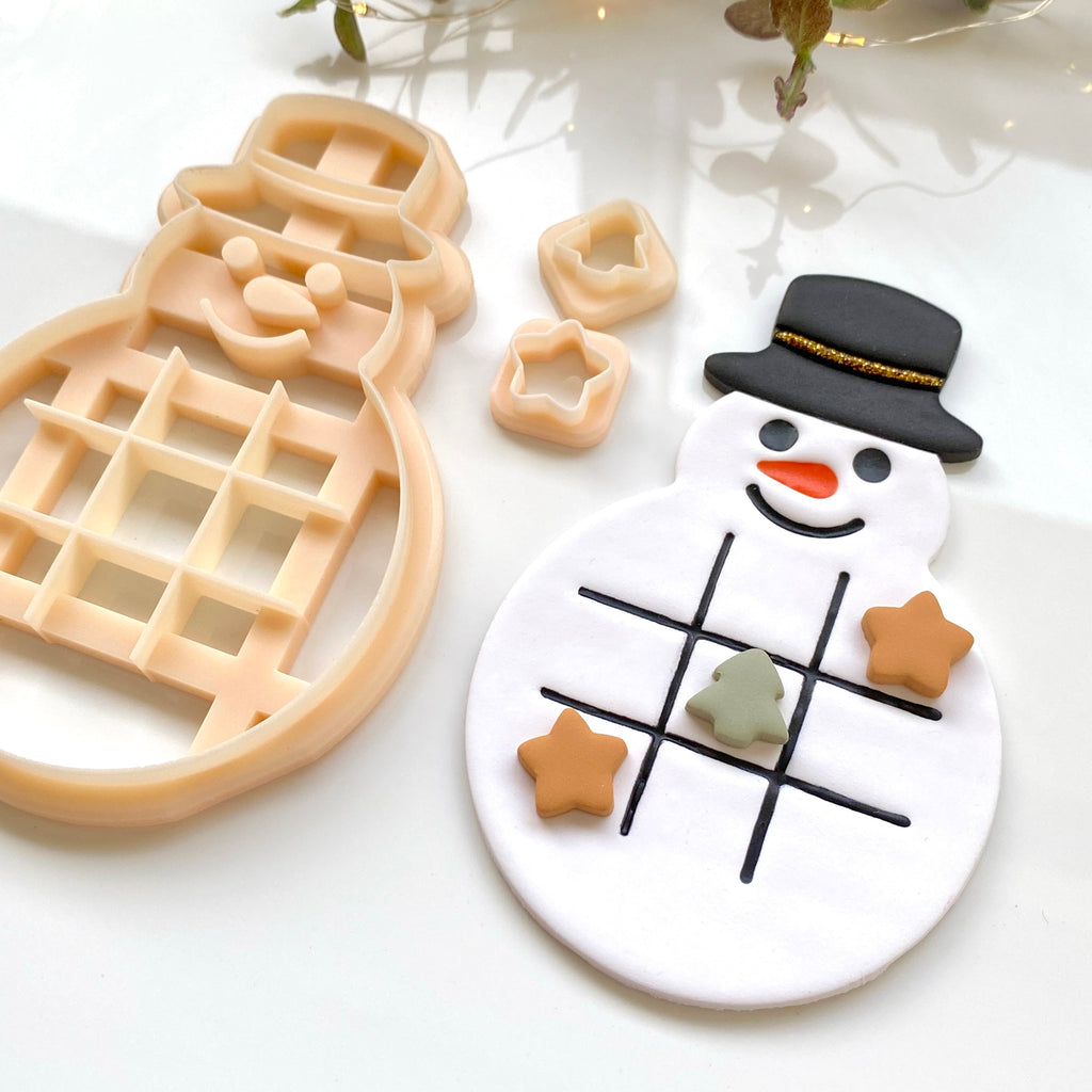 ✨🎄 Christmas TicTacToe Cookie Cutter 🎄✨