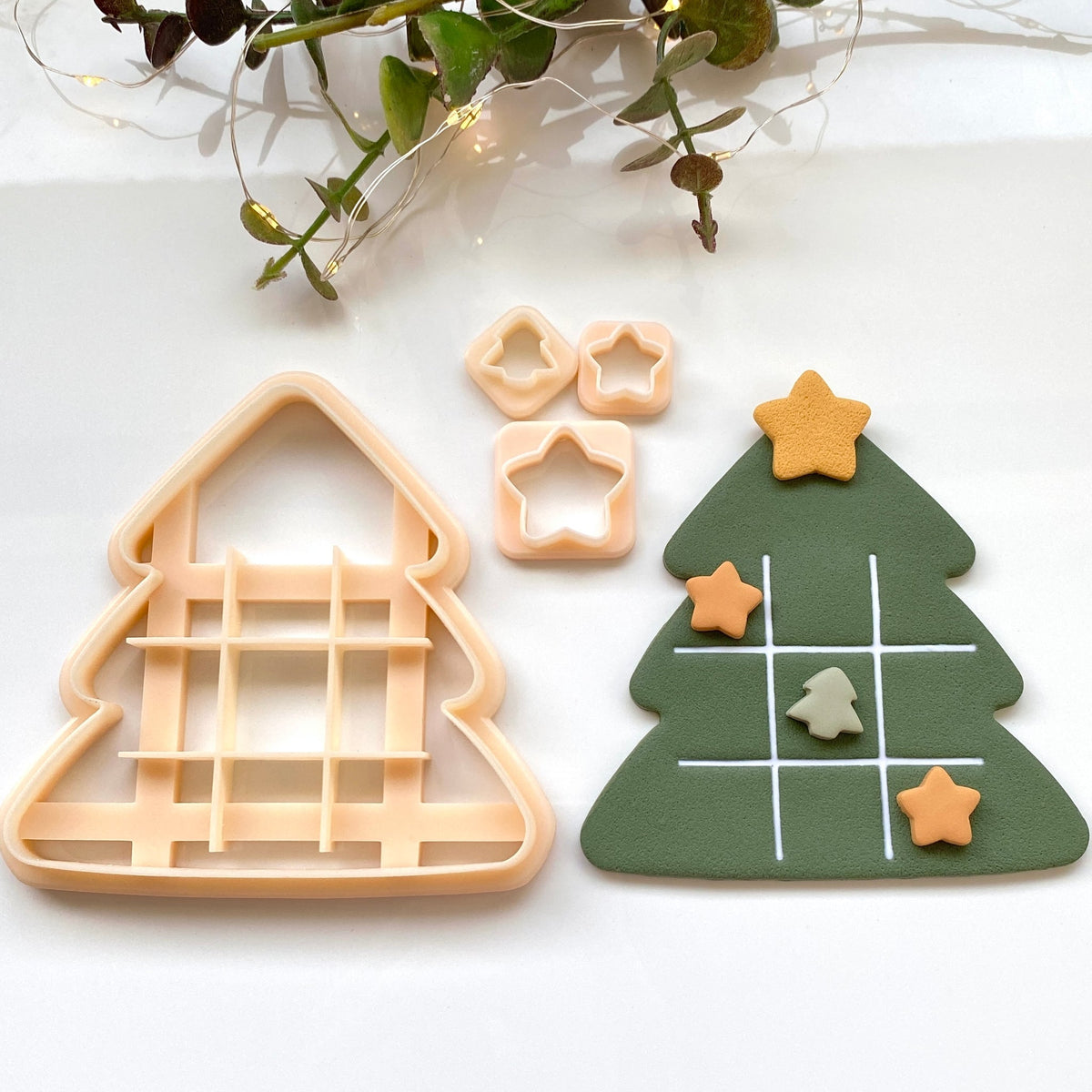✨🎄 Christmas TicTacToe Cookie Cutter 🎄✨