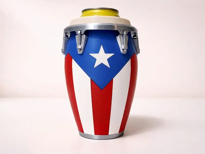 🪘🪘Conga-Style Can Holder – Celebrate Caribbean Pride, One Sip at a Time