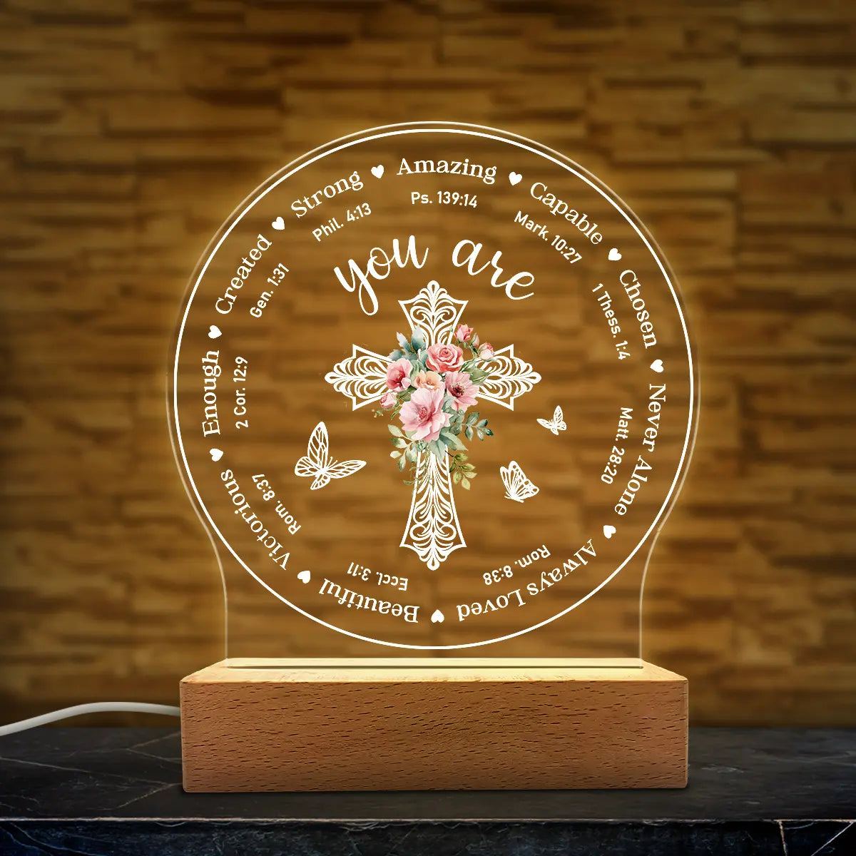Mother's Day Acrylic Night Light