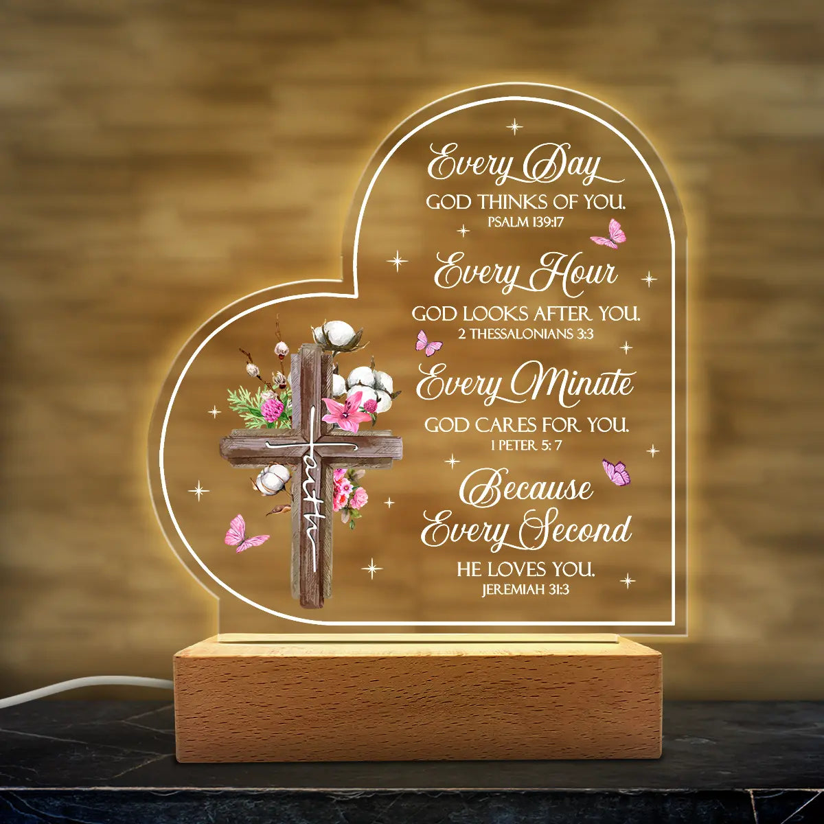 Mother's Day Acrylic Night Light