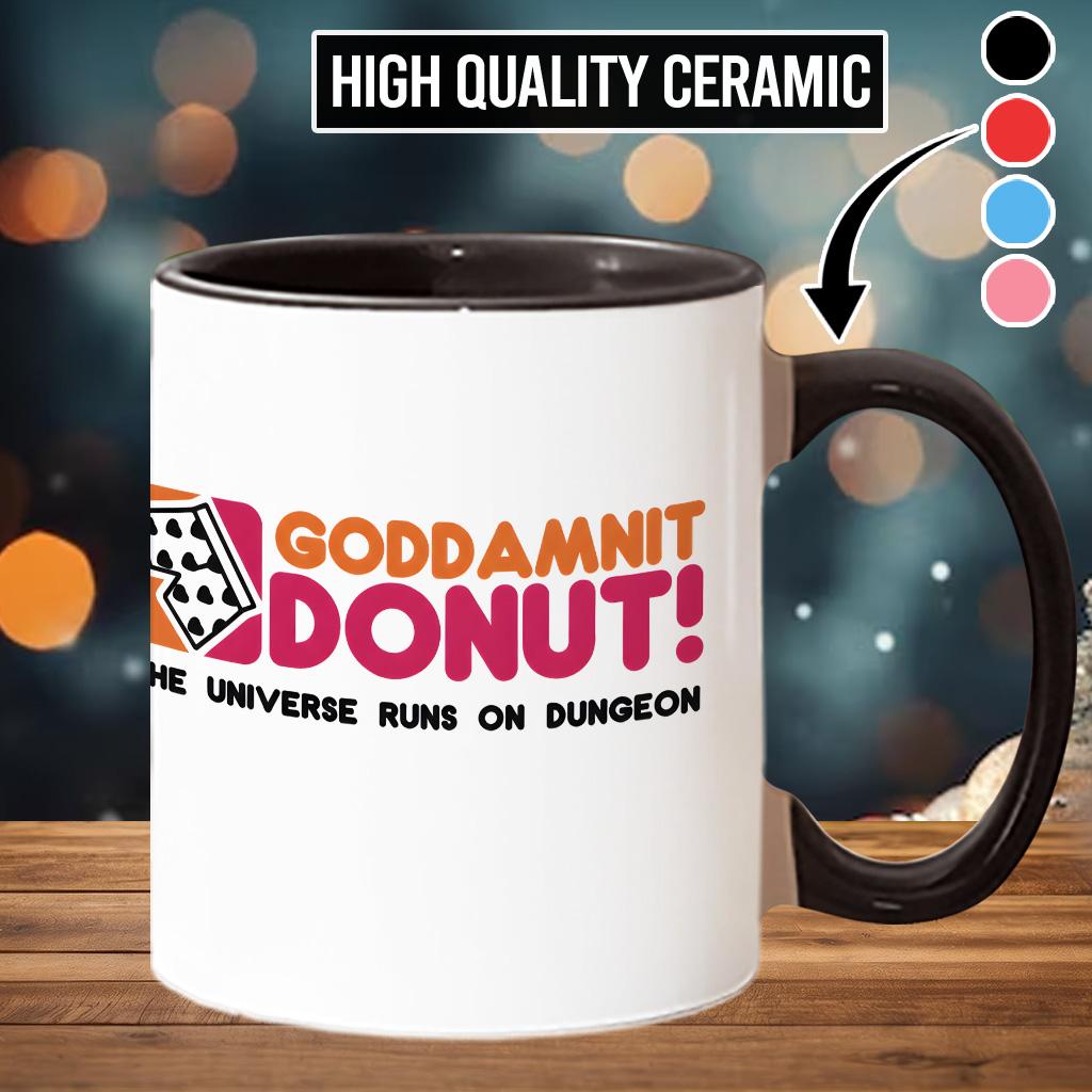 Goddamnit Donut Coffee Mug
