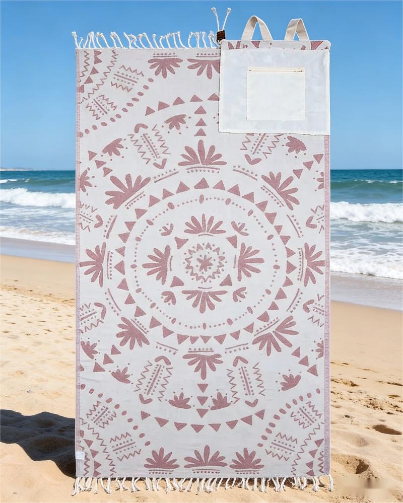 🌊 2-in-1 Convertible Beach Towel Bag