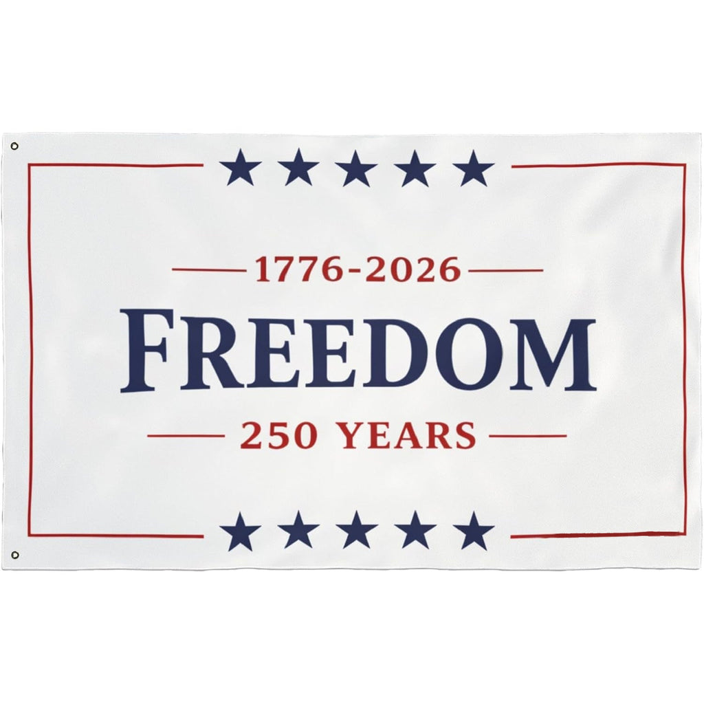Freedom 250 Years Flag – 1776–2026 Patriotic 3x5 USA Anniversary Flag