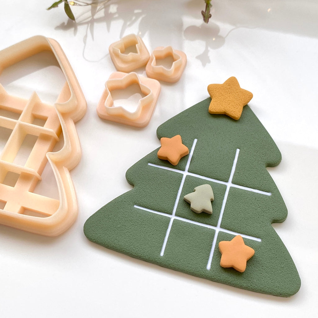 ✨🎄 Christmas TicTacToe Cookie Cutter 🎄✨